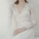 Long sleeves wedding dress, Lace wedding dress, Romantic wedding dress, unique wedding dress, Kate Wedding Dress, fashion wedding dress