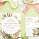 White Rose Bouquet Garden Wedding Invitations - Flower Wedding - Botanical Wedding - Spring Wedding - Nature Wedding