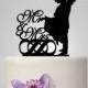wedding Cake topper with infinity symblo mr and mrs bride and groom