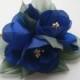 Navy Blue Bridal Flowers, Bridal Hair Pin, Bluebell Blossom Hair Pin, Blue Flower Hair Pin, Weddings Hair Clips, Weddings Accessories