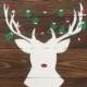 Reindeer Sign Christmas Decor