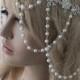 free ship Bohemian Style Inspired Pearls And Vintage Decoration Weddings Bridal Head Chain Hair Jewelry Headpiece Wedding Headpiece