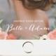 Blush Floral Watercolor Wedding Snapchat Geofilter 