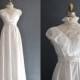 SALE - SALE 70s wedding dress / 1970s wedding dress / Avery