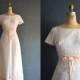SALE - SALE 60s wedding dress / 1960s wedding dress / Bebe