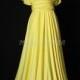 Bridesmaid Dress Wedding Dress Infinity Dress Wrap Convertible Dress Evening Dress Yellow Daffodil