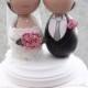 Custom Wedding Cake Topper - Every topper is made custom for you