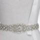 Crystal Sash 36" L Bridal Belt Rhinestone Crystal Belt Wedding Dress Belt Bridal Sash Crystal Rhinestone Sash DIY Supplies Rhinestone Trim