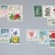 Flower Power II .. Vintage Unused US Postage Stamps Enough for you to mail 20 letters. Wedding invitation postage, Letter writers Alliance