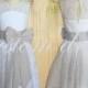 2016 new Flower Girl Dress,Gray belt Flower Girl Dress,white lace Birthday Party girl Dress, custom for buyer T08007