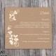 DIY Lace Wedding Details Card Template Editable Word File Download Printable Burlap Vintage Details Card Floral Rustic Enclosure Card