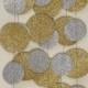 Gold and Silver Glitter Paper Garland: Wedding or Christmas Garland