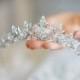 Bridal Tiara Crystal Heart Tiara - DIANA, Swarovski Bridal Tiara, Crystal Wedding Crown, Rhinestone Tiara, Wedding Tiara, Diamante Crown