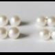 Set of 4 Natural pearl stud earring, Bridesmaid Pearl Studs, bridesmaid earrings, 4 sets pearl earrings, Custom messages