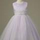 Lilac Cinderella Tulle Flower Girl Dress Style: D1098 - Charming Wedding Party Dresses
