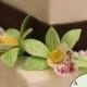 1 Gumpaste orchid, sugar flower for cake decorating, edible flowers, wedding cake flowers, wedding cake toppers for DIY weddings