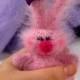 Pink Bunny stuffed doll Amigurumi bunny Toy Miniature Animals Rabbit Stuffed Toys pluch Rabbits plush bunny toy pink rabbit christmas gift