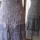 Gray Woodland Dream // Alternative Wedding Dress // Handmade  // Sustainable // Special Occasion Dress // OOAK // Size US 10 - 12