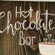 Hot chocolate bar sign, hot cocoa bar, wedding decor, handmade sign