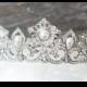 Full Bridal Crown, Princess Bride Swarovski Crystal Pearl Crown, HELENA Bridal Diadem, Crystal Wedding Tiara, Diamante Tiara, Bridal Tiara