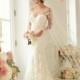 Marvelous Tulle Jewel Neckline Mermaid Wedding Dresses with Lace Appliques - overpinks.com