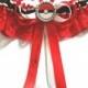Pokemon Satin/Satin and Lace Garter- choose your own wording on the bow tail