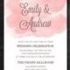 Wedding Invitation Template - Printable Wedding Invitation - Editable Wedding Template - Instant Download - Photoshop PSD