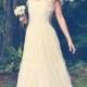 Gypsy Princess Bridal Tier Dress, Bohemian Beach Wedding Dress