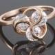 Edwardian ring, Geometric ring, Birthstone ring, Gemstone ring, Three stone ring, Promise ring, Woman promise ring, Gold edwardian ring