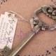 Beter Gifts® Vintage Wedding Favor "Key to My Heart" Antique Bottle Opener BETER-WJ099