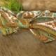 Bow Tie mint green & old gold paisley BowTie white Classic Bow Tie Wedding Bow Tie