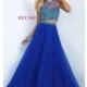 Long Two Piece Illusion Sweetheart Blush Dress BL-11062 - Discount Evening Dresses 