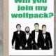 Will You Join My Wolfpack Card. Will You Be My Groomsmen Card. Funny Groomsmen Card. Groomsmen Card. Wedding Card. Groom. Best Man.