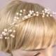 crystal pearl bridal headpiece,  Pearl Berries crystal wedding headpiece, bridal headband,  bridal wreath, crystal & pearl  band  Style 415