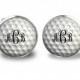 Monogram Golf Ball Handmade Cufflinks