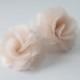 Bridal Hair Flowers,Silk Hair Flowers, White, Off White, Ivory, Blush Pink, Champagne-Style No.512