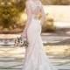 Exquisite Tulle Spaghetti Straps Neckline Mermaid Wedding Dresses With Lace Appliques - overpinks.com