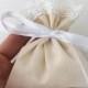 Wedding Favor Bags, Natural Linen, candy bags, set of 100, eco friendly