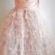 SALE!  Dress #337 ~ Amazing 1950's (circa 1955-57) Perfectly Pink Strapless Layered Tulle & Lace Prom Dress w/Satin Cummerbund!  Whoa!