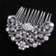 Crystals and Rhinestone Bridal  Hair Comb Accessory Bridal Wedding Jewelry Pageant Jewelry