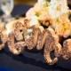Glitter Mr and Mrs Sign for Wedding Sweetheart Table, Mr and Mrs Letters, Large Thick Mr & Mrs Sign Set (Item - TMK200)
