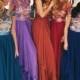 Hot Selling Prom Dress -A-Line High Neck Cap Sleeves with Appliques