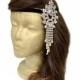 Rhinestone Flapper Headband Fascinator Headband Wedding Headpiece 1920s Headpiece Bridal Headband Bridal Hair Accessory Wedding Hair Bandeau