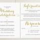 Printable Wedding Invitation Suite 