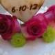 CAKE TOPPER Heart Personalized Rustic Beach Woodland Wedding Centerpiece