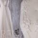 2016 Off White Mesh Bridesmaid Dress with Lace, Champagne A Line Wedding Dress, Backless Puffy Dress, Long Evening Gown Floor Length (LW192)