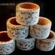 Napkin Rings Distressed Wedding Décor Set of 6