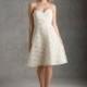 Mori Lee 31034 Short Lace Bridesmaids Dress - Crazy Sale Bridal Dresses