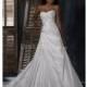 Splendid Spring A line Sweetheart Taffeta Chapel Train Wedding Gowns - Compelling Wedding Dresses