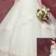 Vintage off shoulder ball gown wedding princess dress
